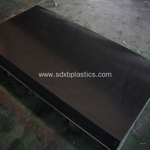 uhmw plastic sheet black